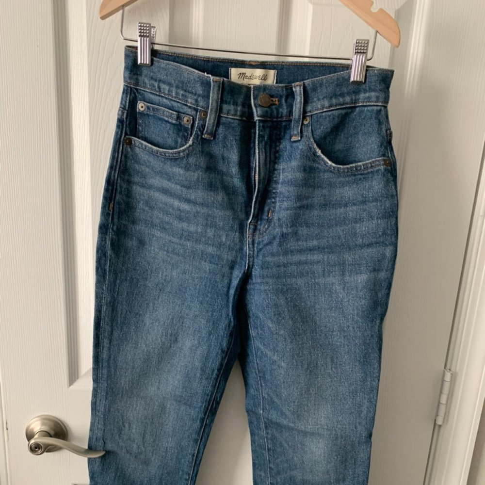 Madewell Classic Straight Jean in Coldbrook wash